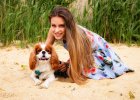 Hund am Strand