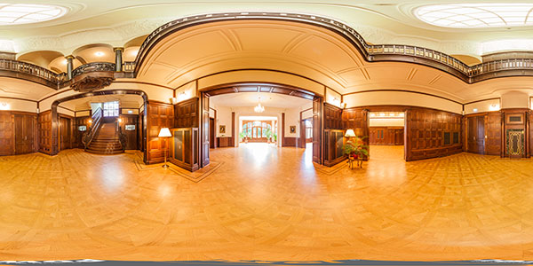 Weiße Villa